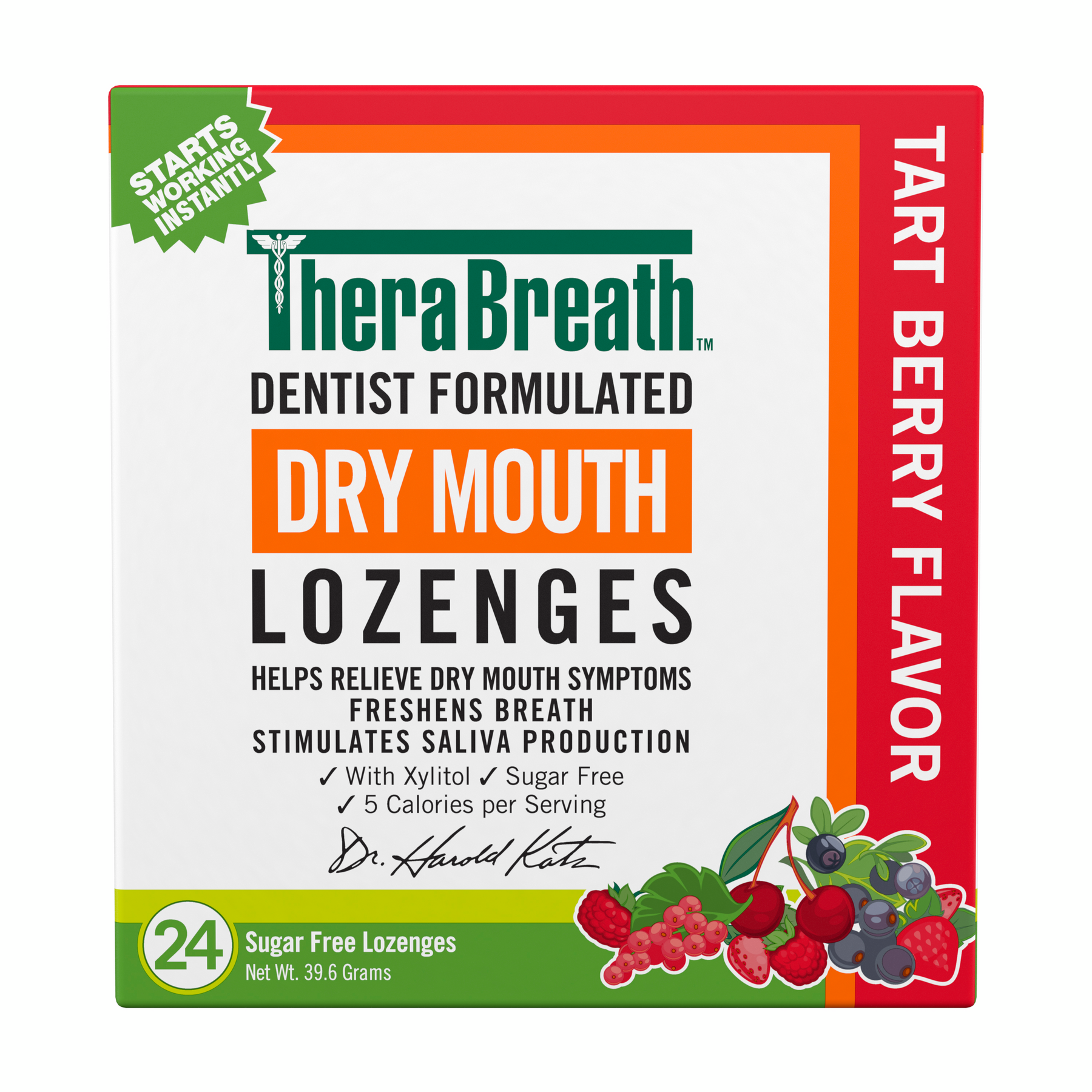Dry Mouth Lozenges - Tart Berry ·1